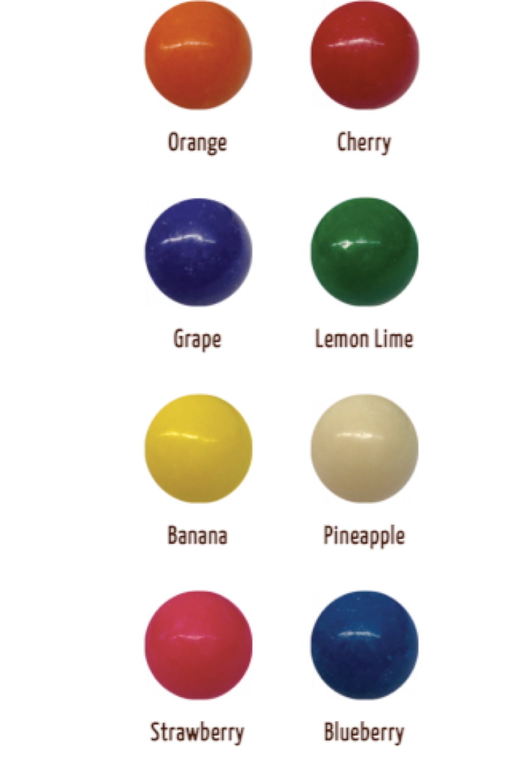 Dubble Bubble One Inch Gumballs Candy Coated Gum Individually Wrapped Bulk (2 Pound)