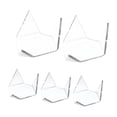 thumbnail image 4 of Soporte de exhibición triangular acrílico CUTICAT 5 piezas decoración del hogar, 4 of 8