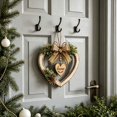 thumbnail image 4 of Rustic Farmhouse Heart Wall Decor,Style Hanging Heart-Shaped Wall Decoration,Distressed Wooden Hearts Hanging,Country Art Heart Wall Pendant,Vintage Heart Shape Wood Wall Hanging Ornament, 4 of 4