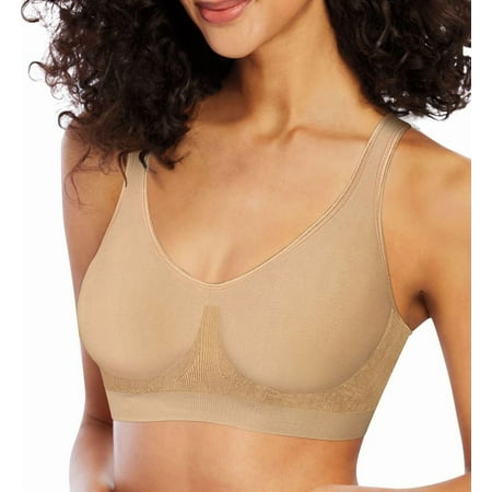 Women's Bali 3488 Comfort Revolution Shaping Wirefree Bra (Nude L)
