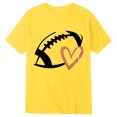 thumbnail image 3 of Kiijoy Football Graphic Tshirt Boys Casual Sports Short Sleeve T Shirt, Yellow, Sizes 3-4, 3 of 3