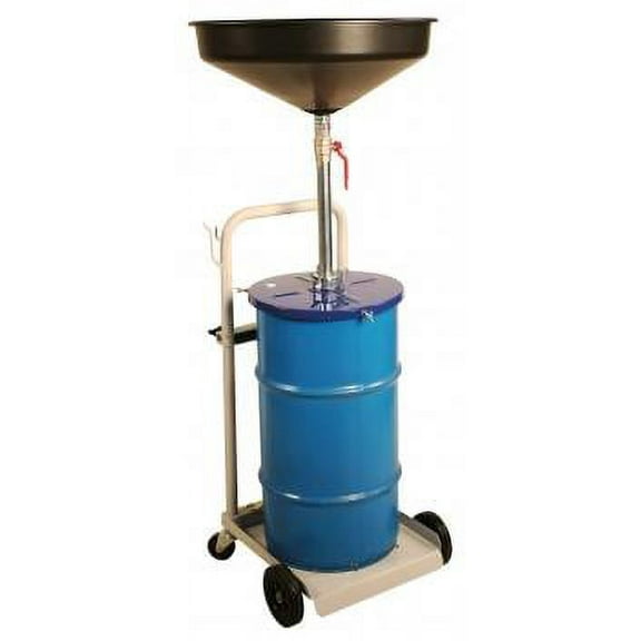 Liquidynamics 950101 16-Gallon Oil Drain Kit with Heavy-Duty 4-Wheel Cart
