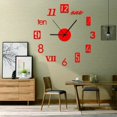 thumbnail image 5 of JOGZMZ DIY Wall Clock Silent Non-Ticking Frameless Large Sticker Wall Clock Kit Suitable for Home Living Room Bedroom Office Decoration Decorative Wall Clock Battery Operated, 5 of 5