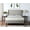 Gray, variant on Oliver and Smith Full Upholstered Platform Bed Frame Light Beige - 51 Inch Tall Button Tufted Headboard - Soft Linen Fabric Wood Slats - Modern Fabric Design - Easy Assembly (ASTOR)