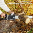 thumbnail image 4 of Chainsaw Electric Happydeer 16 Inch Cordless Chainsaw, Brushless Motor Battery Powered Chainsaw with Rapid Charger, for Tree Felling, Pruning, Logging and Firewood, 4 of 6