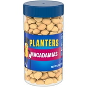 Planters Macadamias, Plant Based Protein, 6.25 oz, Whole, Shelf Stable, Plastic Jar