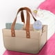 thumbnail image 5 of Bolsa de almacenamiento, bolsa de viaje de fieltro para bebé, organizador portátil para cambiador con compartimentos intercambiables, bolsa de almacenamiento para pañales, juguetes, biberones, toallit, 5 of 6