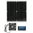 thumbnail image 1 of Solar Panel Controller Kit, Solar Panel Kit Power Off Memory Function LCD Display  for Outdoor Activities for Emergency, 1 of 7