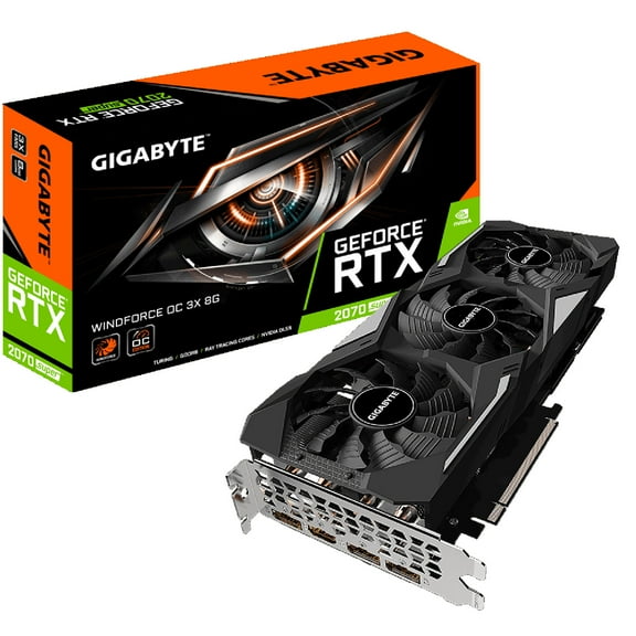Gigabyte GV-N207SWF3OC-8GD GeForce RTX 2070 Super Windforce OC 3X 8G Graphics Card
