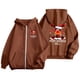 thumbnail image 4 of WILLBEST Sudadera con Capucha para Mujer, Estilo Casual, con Estampado Navideño, Cremallera, Manga Larga, Bolsillo y Cordón Ajustable XX-Grande, 4 of 8