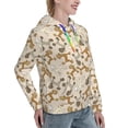 thumbnail image 6 of Picia Cartoon Poodle Dog Pattern Casual Women's Hoodie, Hooded Sweatshirt with Kangaroo Pocket, Comfortable Pullover with Eye-catching Drawstrings-XX-Large, 6 of 7