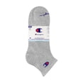 thumbnail image 2 of Champion Men’s Ankle Socks 6 Pack – Flat Knit, Moisture-Wicking, Arch Support, Stretch Comfort, Sizes 6–12.5, 2 of 6