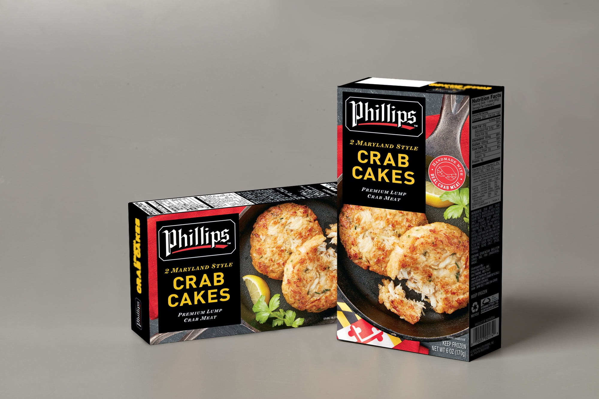 Phillips Maryland Style Crab Cakes, 2 ct - Walmart.com