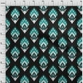 thumbnail image 4 of oneOone Polyester Spandex Black Fabric Asian Ikat Quilting Supplies Print Sewing Fabric By The Yard 56 Inch Wide, 4 of 4