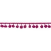 Wright S Bright Pink Pom Pom Fringe