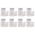 thumbnail image 4 of Connecteurs de Bande Lumineuse LED en Forme de L, 8 Pcs Connecteurs de Bande LED Cob Installation Facile Sans Espace 4 Broches 10mm pour la Maison, 4 of 8
