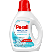 Persil Laundry Detergent Liquid, Free and Sensitive, Unscented and Hypoallergenic for Sensitive Skin, 100 Fluid Ounces, 64 Loads