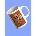 thumbnail image 3 of Pastell Woman's Side Profile Mug - David Coleman Jr Designs, 11 oz Ceramic Mug, 3 of 4