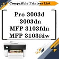 thumbnail image 2 of 145X W1450X Toner Cartridges Compatible for HP Pro 3003dw 3003dn MFP 3103fdn MFP 3103fdw Printers, High Yield 3,800 Pages, 2 of 7