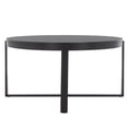thumbnail image 3 of SAFAVIEH Navya Mid-Century Round Coffee Table, Black, 3 of 10