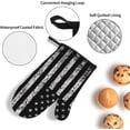 thumbnail image 5 of American Camouflage Oven Mitts and Pot Holders Sets for Kitchen 4 Pcs 7"X11" Heat Resistant Baking Cooking, 5 of 6