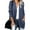 Navy, variant on Babysbule Plus Size Womens Sweaters And Winter Women's Casual Solid Long Cardigan Outwear Casual Tops Jacket Sweaters With Pocket Women's Fashion