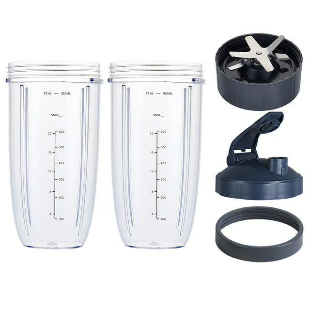 Juego de vasos Blender GahSelec Nutribullet 600 W 900 W 950 ml