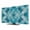 Blue, variant on Indoor TV Cover 75 Inch, Blue Geometric Elastic Monitor Dust Covers for Television, Desktop Computer Modern Diamond Texture Ombre Lines Dustproof Fitted TV Cover for Inside 65.4"L x 36.8"H