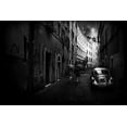 thumbnail image 2 of Quaglia, Nicodemo 18x13 White Modern Wood Framed Museum Art Print Titled - Car On The Alley, 2 of 4