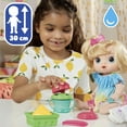 thumbnail image 4 of Baby Alive Fruity Sips Doll, Apple, Pretend Juicer Baby Doll Set, Kids 3 and Up, Blonde Hair, 4 of 9