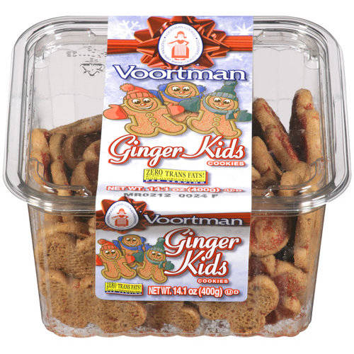 Voortman Ginger Kids Cookies, 14.1 Oz.