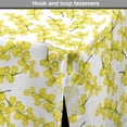 thumbnail image 4 of Floral Dog Crate Cover, Print of Scattered Mimosa Flowers on a Plain Background, Easy to Use Pet Kennel Cover Small Dogs Puppies Kittens, 7 Sizes, Avocado Green White, by Ambesonne, 4 of 6