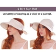 thumbnail image 2 of Chapeaux Simplicity pour Femmes UPF 50+ Protection Solaire UV Convertibles, 2 of 5