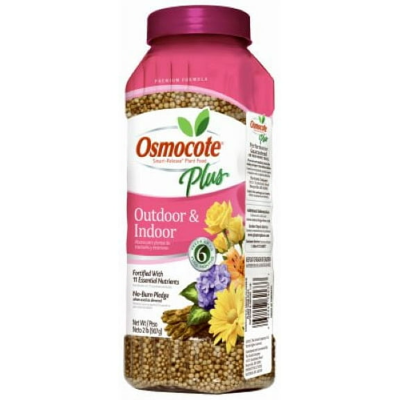 Osmocote 274250 2 LB Container Of Outdoor & Indoor Smart-Release Plant Food Plus - Quantity of 3