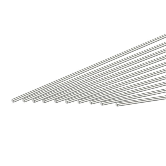 Uxcell 304 Stainless Steel Round Rods Bar,1.6mmx250mm for DIY Craft 10pack