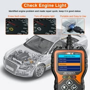 Ancel As200 Pro 2 في 1 Obd2 الماسح الضوئي + اختبار البطارية، فحص قارئ رمز المحرك أدوات تشخيص السيارات، تعزيز Obd Ii رمز القارئ 12 V بطارية السيارات اختبار الحمل