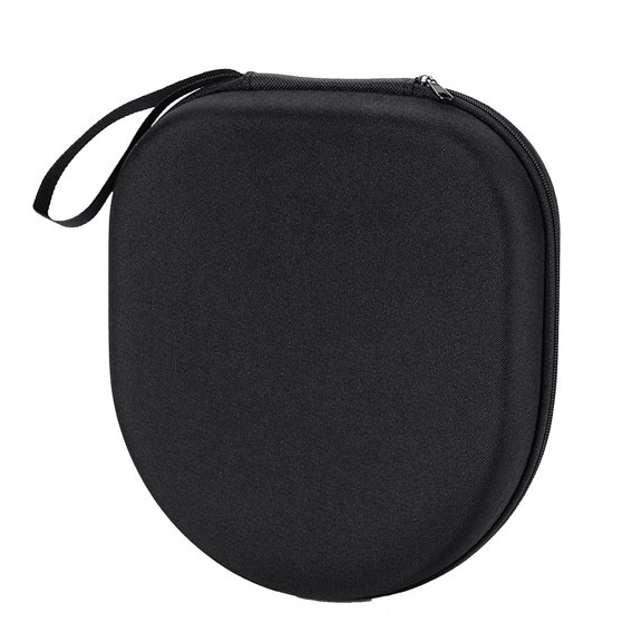 UNIPIN EVA Headphone Case - Portable Hard Shell Storage Bag for Over-Ear & On-Ear Headphones, Travel Headphone Bag with Mesh Pocket for Cables (Black)