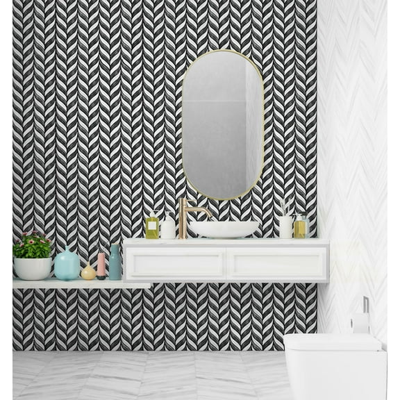 Mosaicowall 10-Sheet Peel and Stick Tile - 11.9"x11.8" Premium Kitchen Self Adhesive Backsplash Tile