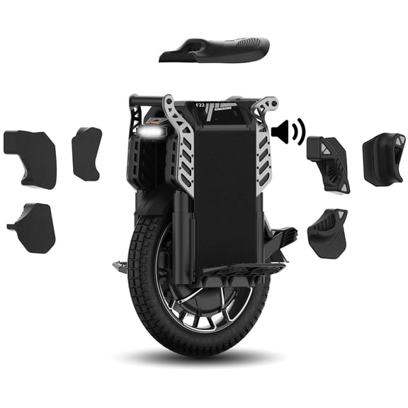 KINGSONG F22PRO Electric Unicycle Upgraded 112miles Range EUC 20inch Durable off-road Onewheel for Adults