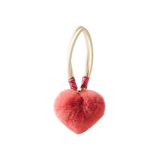 Accesorios de Bolso Rojo Lindo, Bufanda Diseñada en la Forma de un Corazón