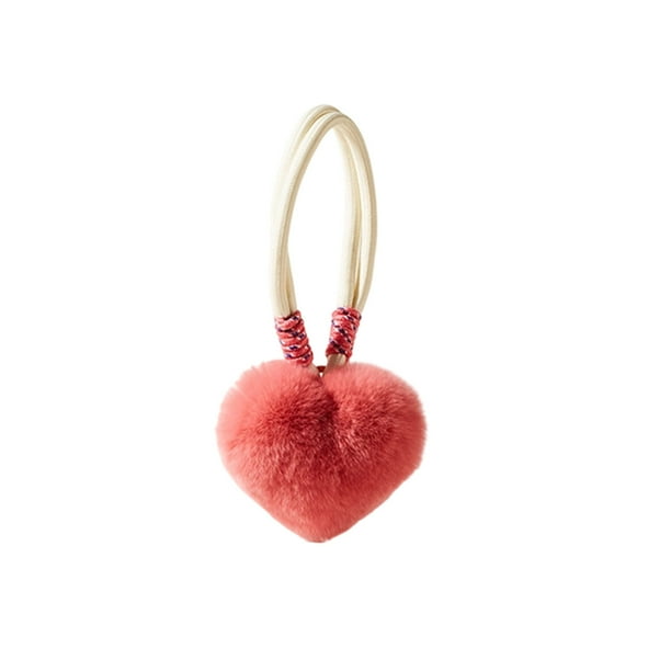 Accesorios de Bolso Rojo Lindo, Bufanda Diseñada en la Forma de un Corazón