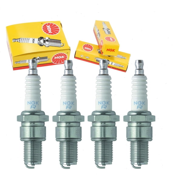 4 pc NGK 1097 Standard Spark Plugs for 90793-20128 94702-00343 Ignition Wire Secondary