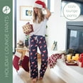 thumbnail image 5 of Hello Mello Holiday Lounge Soft Pants Pajama Bottoms, Santa's Nightcap X-Large/XX-Large (Women's), 5 of 6