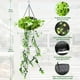 thumbnail image 3 of Luces Solares de Hiedra para Exteriores, Planta Artificial, Lámpara Solar de Hiedra, Planta Colgante Artificial Impermeable, Decoración de Jardín, Decoración de Balcón, 3 of 7