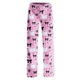 thumbnail image 4 of Womens Halloween Pajamas Funny Pumpkin Print Wide Leg Pjs Halloween Loose Fit Lightweight Sleepwear Pj Pants, 4 of 9