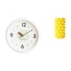 thumbnail image 1 of Reloj de pared moderno con arreglo floral, jarrón de , adorno de escritorio con números , decoración de mesa para sala de estar, hogar, 1 of 8