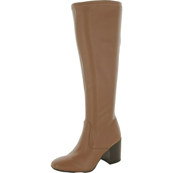 Franco Sarto Women's Talfer Knee High Boot Saddle Brown Wide Calf 6M