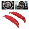 thumbnail image 1 of Couvercles d'Étrier de Frein Disque Rouge Universel 2 Pcs Accessoire Gauche Droite, 1 of 7