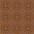 thumbnail image 1 of Ahgly Company Machine Washable Indoor Square Transitional Orange Area Rugs, 8' Square, 1 of 7