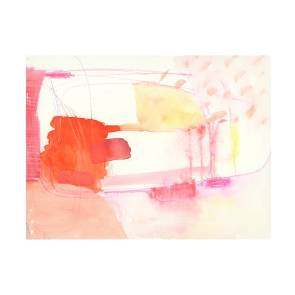 Victoria Barnes 'Aprikose II' Canvas Art